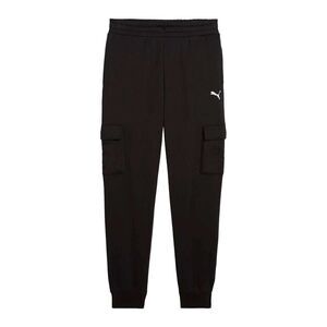 Puma Mens Fleece Small Logo Cargo Pants / Black